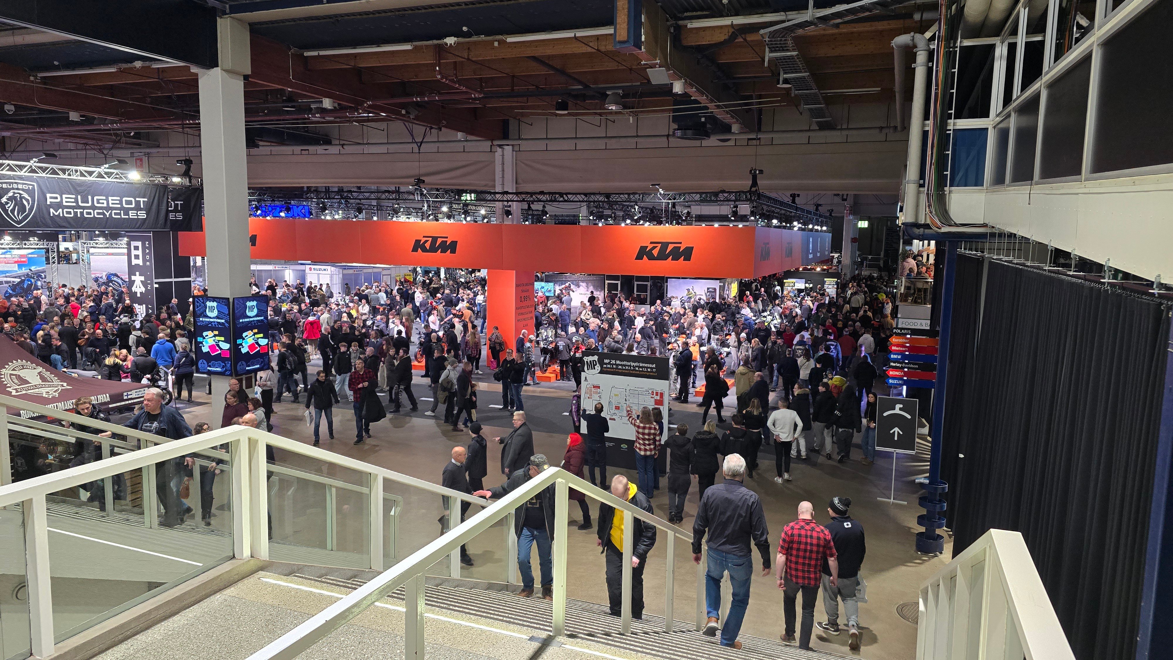 MP26-messujen tunnelmaa lauantaina