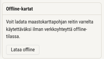 Nappula, josta aletaan lataamaan karttaa muistiin